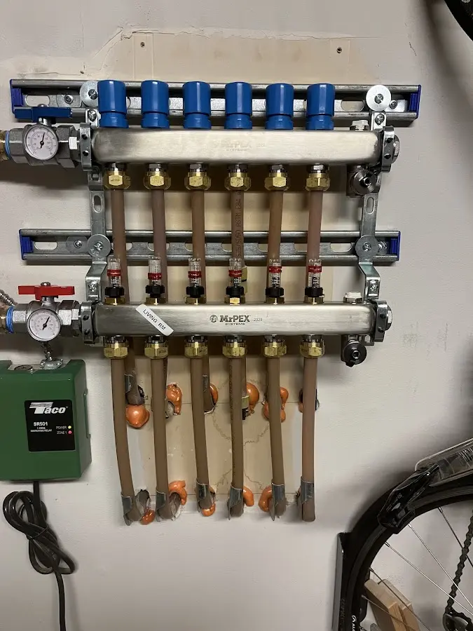 Plumber performing Gas Leak Detection at a residential property in Palermo